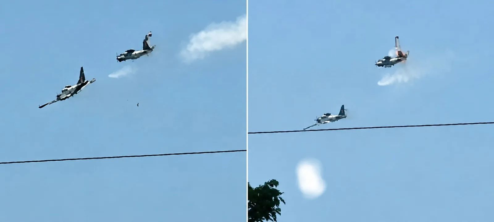 Four Philippine Air Force pilots killed during training sortie, collision caught on camera
