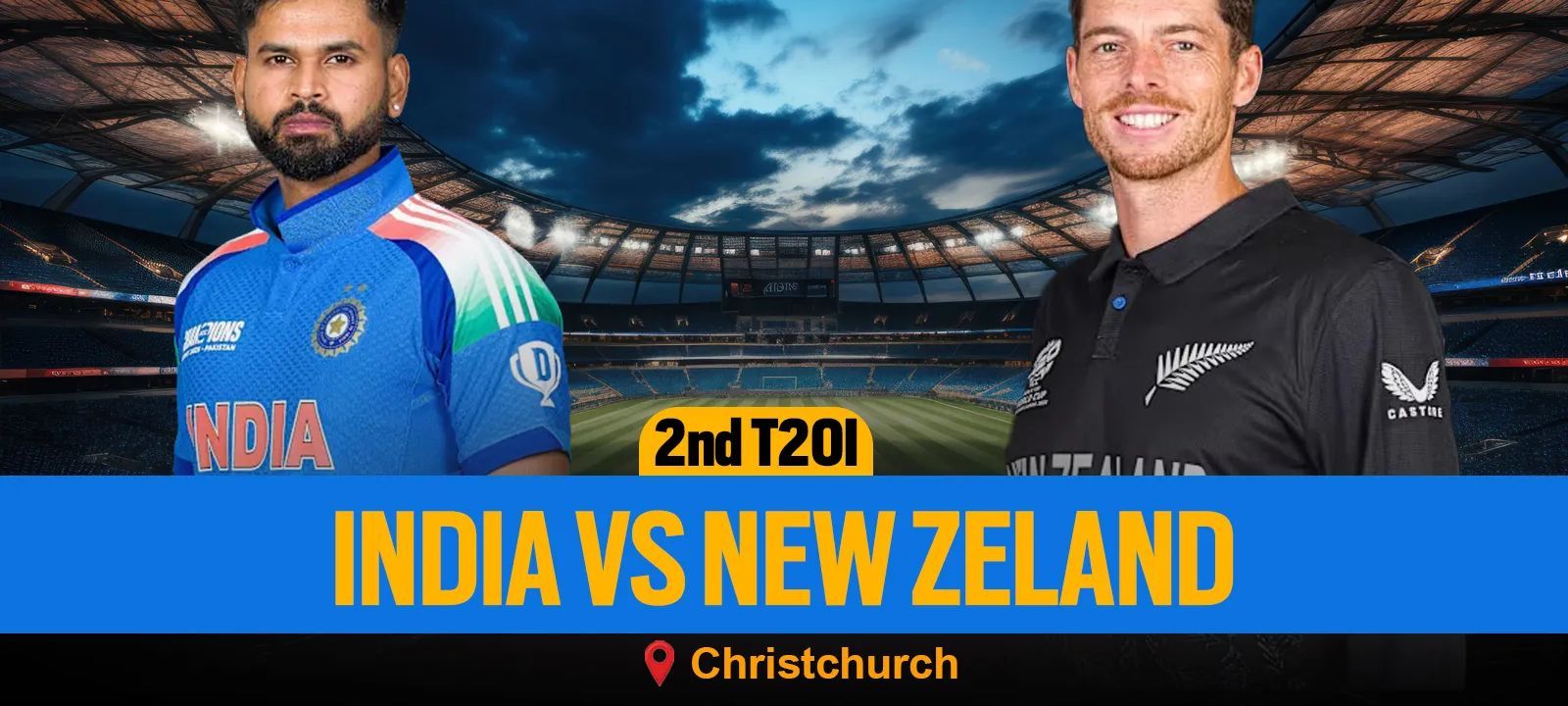 India Vs New Zealand Live Score, 2nd T20I: Shreyas Iyer wins toss and opts to bowl first vs NZ in Christchurch