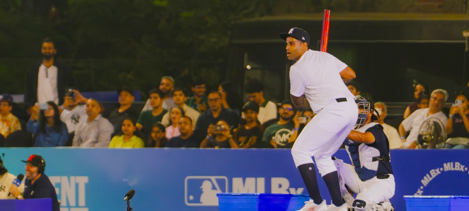Watch: Suryakumar Yadav, Shardul Thakur playing baseball at MLBx Mumbai event